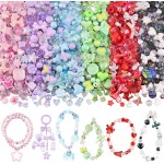 400-450PCS TINKRSTUFF Assorted Acrylic Beads 6 Mixed Colors Cute Beads for Bracelet Making, Bow Aesthetic GummyBear Flower Butterfly Kawaii Charms for Jewelry Making DIY Necklace Keychain Phone Charm 400-450PCS TINKRSTUFF Assorted Acrylic Beads 6 Mixed Colors Cute Beads for Bracelet Making, Bow Aesthetic GummyBear Flower Butterfly Kawaii Charms for Jewelry Making DIY Necklace Keychain Phone Charm