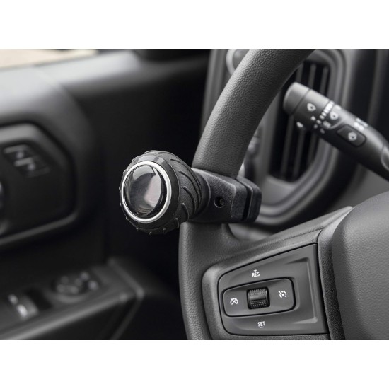 Deluxe Steering Wheel Power Handle Spinner Knob - Universal Steering Wheel Fit for Cars, Trucks, Tractors, Mowers, Forklifts, etc Deluxe Steering Wheel Power Handle Spinner Knob - Universal Steering Wheel Fit for Cars, Trucks, Tractors, Mowers, Forklifts, etc