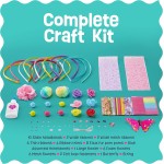 Pretty Me Headband Making Kit for Girls - Arts & Crafts Easter Gift - Make Your Own Fashion Headbands for Kids - DIY Hair Accessories - Gift for Ages 5-12 Year Old Girl - Little Kids Art & Craft Gifts