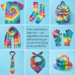 ZZOFSWORM Tie Dye Kit with 2 Adjustable Folding Racks, Non-Slip Silicone Pad & 100 Disposable Gloves | DIY Tie-Dye Supplies for Shirts, Scarves, Bags | Easy Clean, Portable Craft Tool