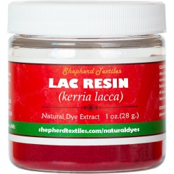 Lac Resin Extract Natural Fabric Dye, 1 oz.