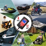 2-Pack Smart Fully Automatic 6V 12V Battery Charger Maintainer for Car, Marine, Motorcycle, Lawn Mower