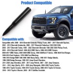 BJSIA Universal Car Antenna Replacement Compatible with Ford, Dodge, Chevrolet, GMC, Jeep, Toyota Truck Replacement Antenna - Made of Rugged Billet and Aluminum, Black, Car Accessories BJSIA Universal Car Antenna Replacement Compatible with Ford, Dodge, Chevrolet, GMC, Jeep, Toyota Truck Replacement Antenna - Made of Rugged Billet and Aluminum, Black, Car Accessories