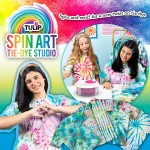Tulip One-Step Tie-Dye Spin Art Kit, Fashion DIY with Fabric Dye, Fun Activity for All, Vibrant Classic Colors, Kids Age 8+