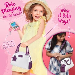 Play Purse for Little Girls - Toddler Girl Toys Includes Phone, Wallet, Fake Makeup Accessories - 3 Year Old Girl Gifts Princess Toys Dress Up Pretend Play Birthday Gift for Girls Ages 3 4 5 6 +